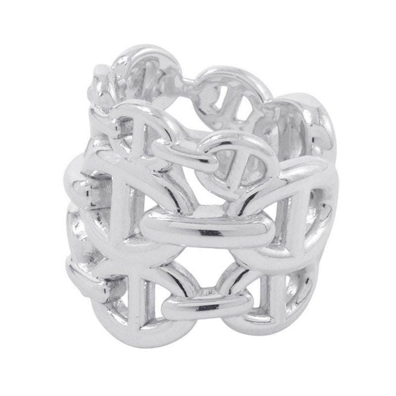 エルメス リング シェーヌダンクル アンシェネGM Enchainee SV925シルバー リングサイズ47 HERMES 指輪