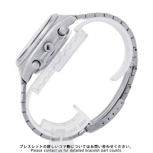 セイコー クロノグラフ ベビーパンダ 6138-8001 SEIKO 腕時計 シルバー文字盤