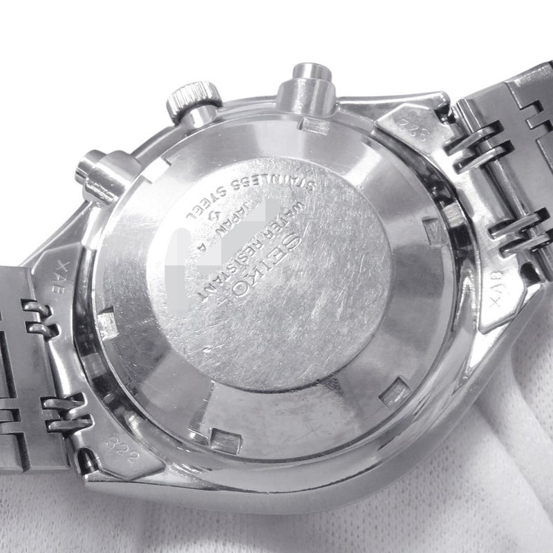 セイコー クロノグラフ ベビーパンダ 6138-8001 SEIKO 腕時計 シルバー文字盤