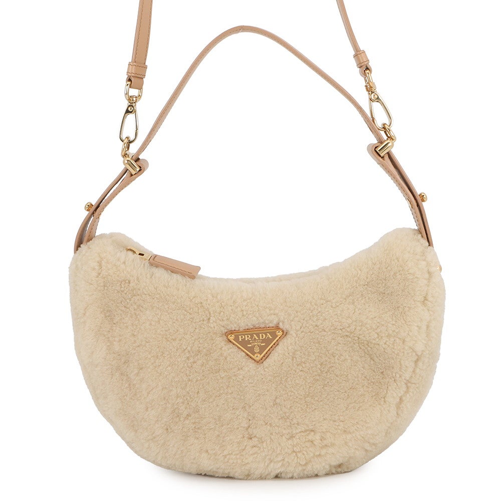 プラダ アーケ･2WAYショルダー  1BC194【Bランク】【中古】 PRADA - 【中古】 PRADA プラダ ショルダーバッグ アーケ スモール