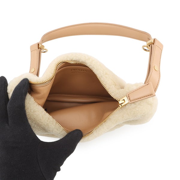 プラダ ハンドバッグ アーケ スモール シアリング レザー 1BC194 PRADA 2way