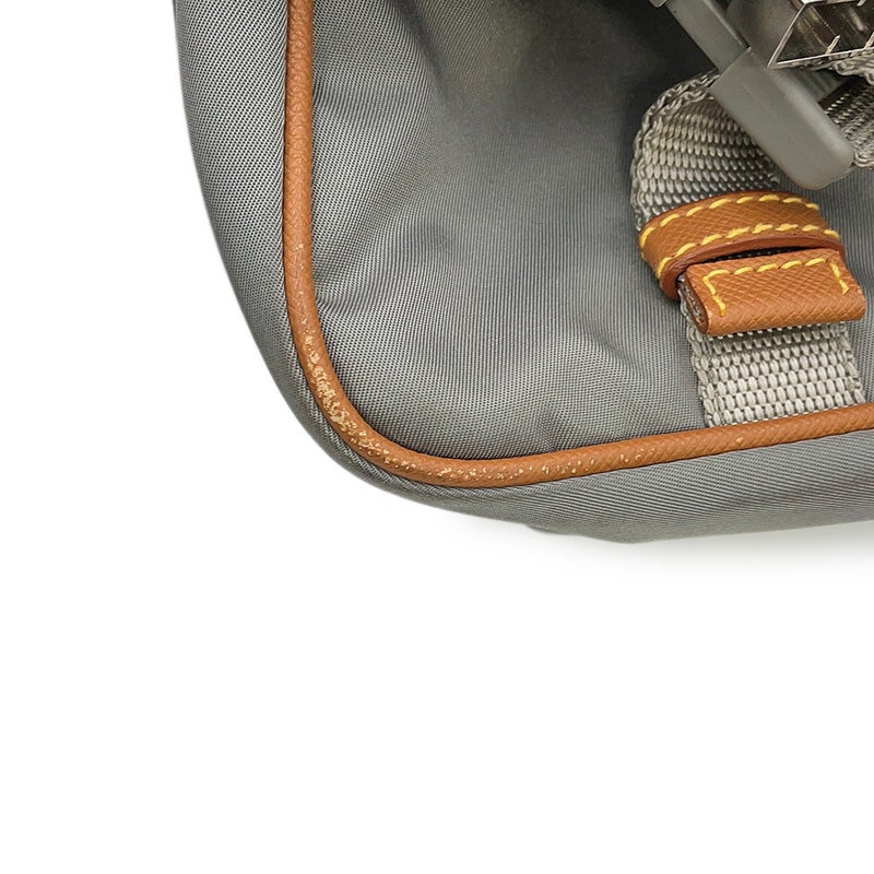 プラダ ショルダーバッグ トライアングルロゴ ナイロン レザー 2VD769 PRADA 黒