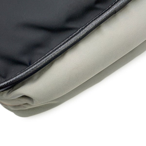 プラダ ショルダーバッグ トライアングルロゴ ナイロン レザー 2VD769 PRADA 黒