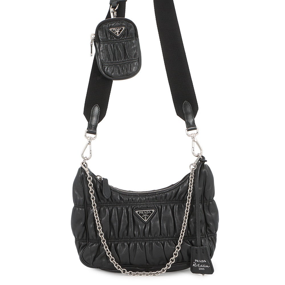 プラダ ショルダーバッグ Re-Edition 2005 レザー 1BH204 PRADA バッグ