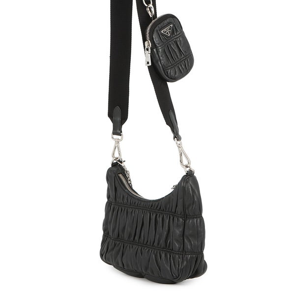 プラダ ショルダーバッグ Re-Edition 2005 レザー 1BH204 PRADA バッグ 2way 黒