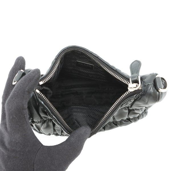 プラダ ショルダーバッグ Re-Edition 2005 レザー 1BH204 PRADA バッグ 2way 黒