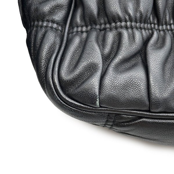 プラダ ショルダーバッグ Re-Edition 2005 レザー 1BH204 PRADA バッグ 2way 黒