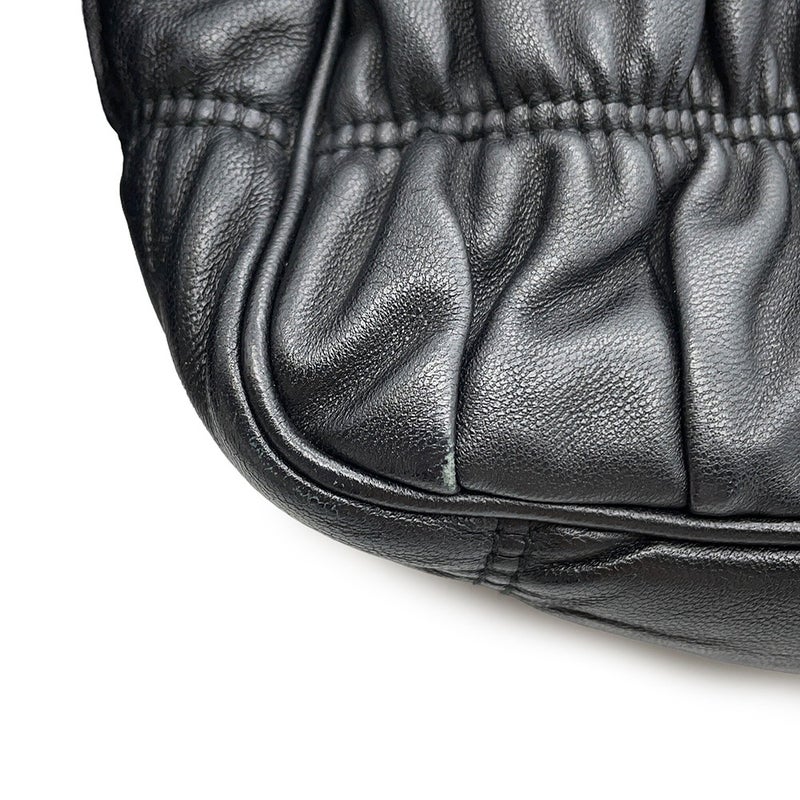 プラダ ショルダーバッグ Re-Edition 2005 レザー 1BH204 PRADA バッグ 2way 黒