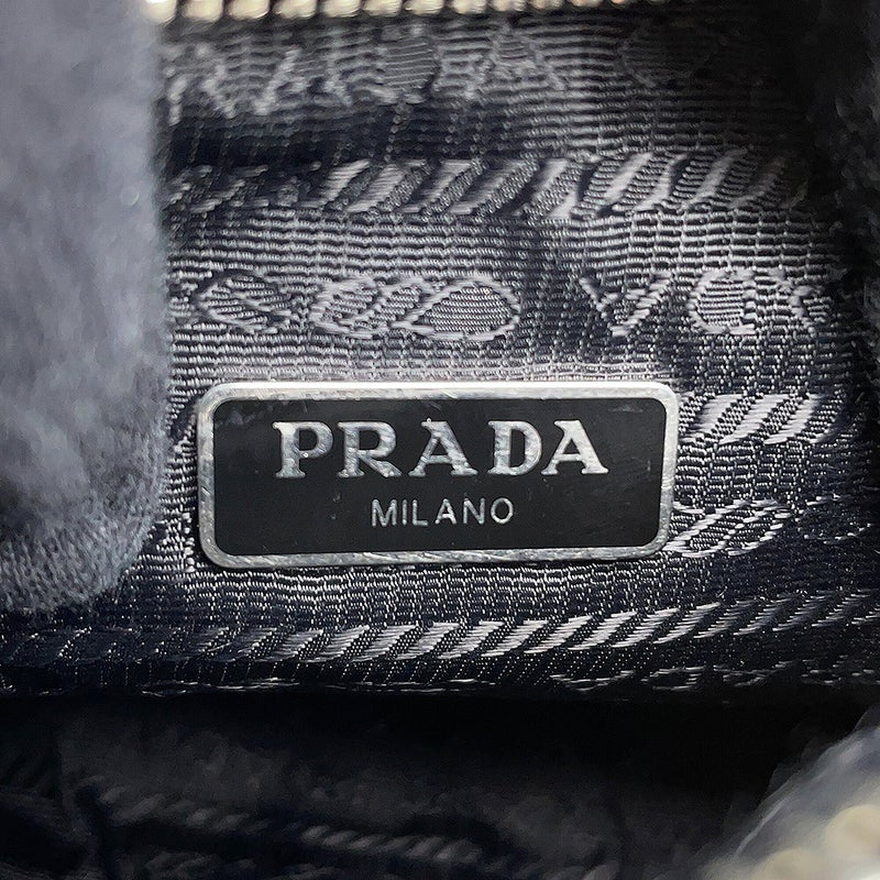 プラダ ショルダーバッグ Re-Edition 2005 レザー 1BH204 PRADA バッグ 2way 黒