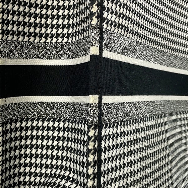 ディオール トートバッグ ブックトート 千鳥格子 ラージ キャンバス M1286ZRPI Christian Dior 黒 白