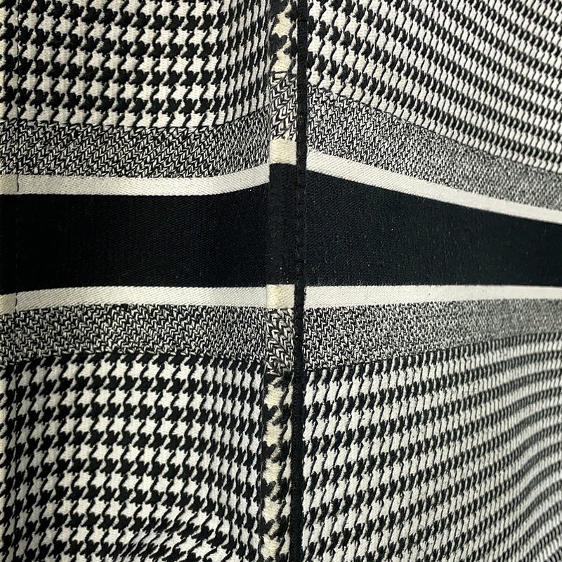 ディオール トートバッグ ブックトート 千鳥格子 ラージ キャンバス M1286ZRPI Christian Dior 黒 白