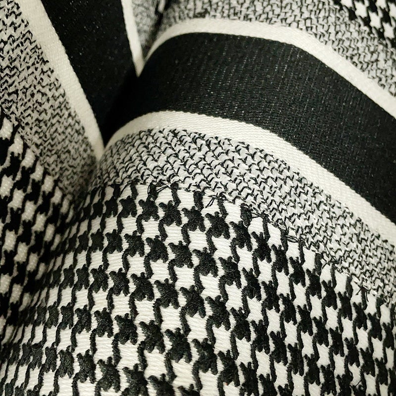 ディオール トートバッグ ブックトート 千鳥格子 ラージ キャンバス M1286ZRPI Christian Dior 黒 白