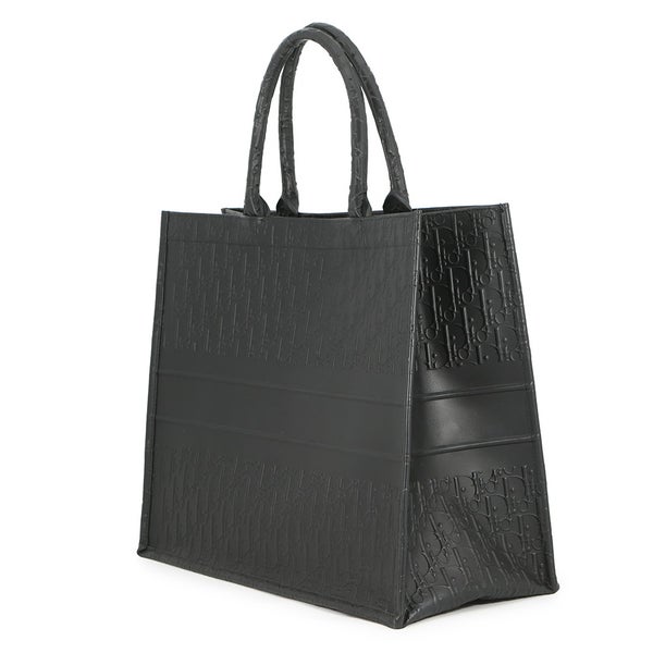 ディオール トートバッグ オブリーク ブックトート ラージ カーフレザー M1286ZWSO Christian Dior トロッター 黒