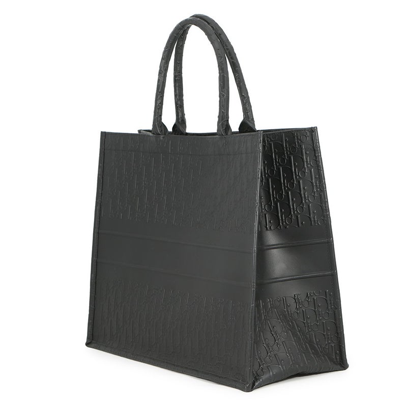 ディオール トートバッグ オブリーク ブックトート ラージ カーフレザー M1286ZWSO Christian Dior トロッター 黒