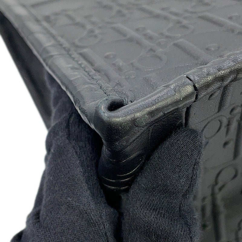 ディオール トートバッグ オブリーク ブックトート ラージ カーフレザー M1286ZWSO Christian Dior トロッター 黒