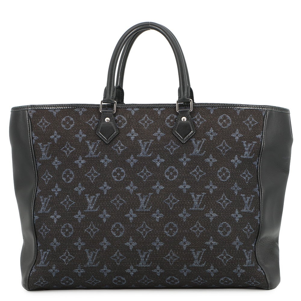 LOUIS VUITTON ブラック トートバッグ Louis Vuitton《オールインワン MM》ブラック カーフ DHL 直営店