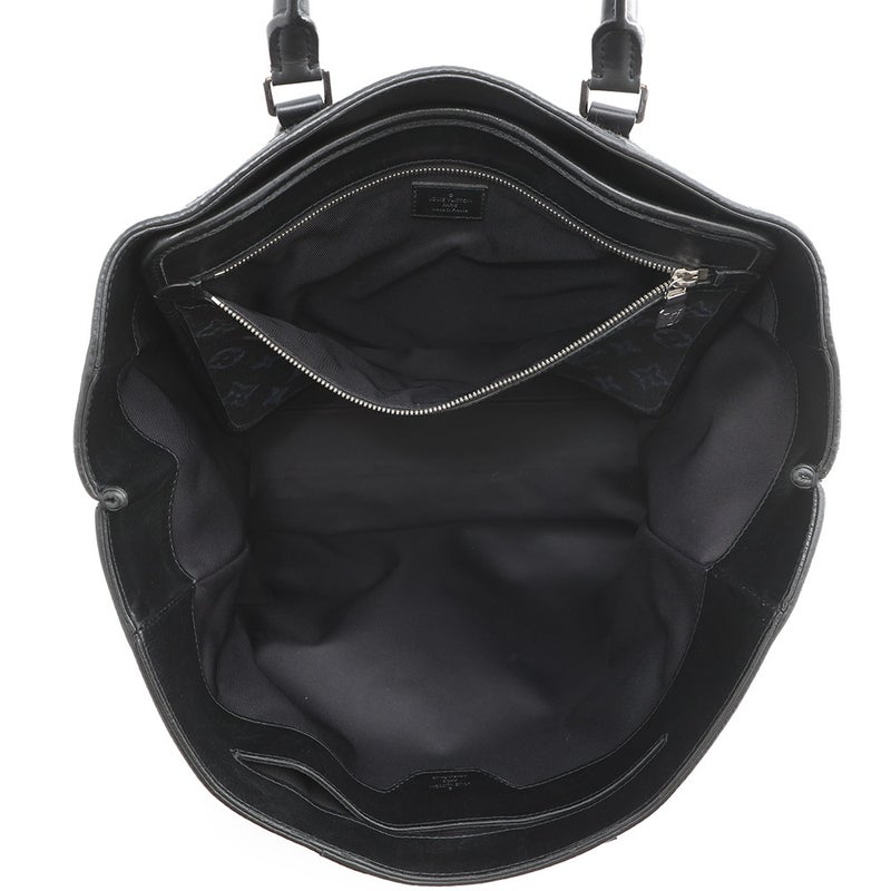 ルイヴィトン トートバッグ モノグラム・ジャガード グラン・サック M55203 LOUIS VUITTON ヴィトン 黒 ブラック