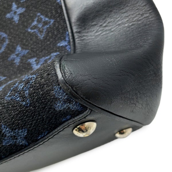 ルイヴィトン トートバッグ モノグラム・ジャガード グラン・サック M55203 LOUIS VUITTON ヴィトン 黒 ブラック