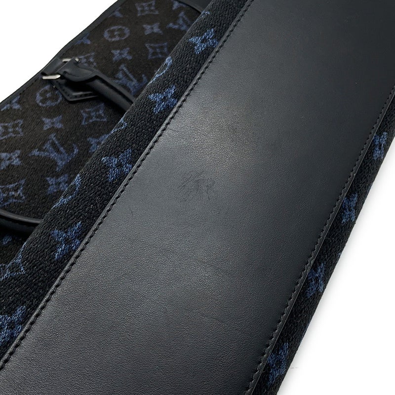ルイヴィトン トートバッグ モノグラム・ジャガード グラン・サック M55203 LOUIS VUITTON ヴィトン 黒 ブラック