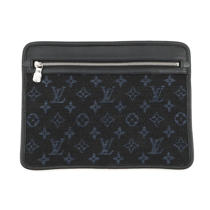 ルイヴィトン トートバッグ モノグラム・ジャガード グラン・サック M55203 LOUIS VUITTON ヴィトン 黒 ブラック
