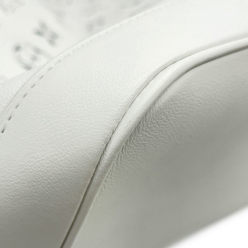 ルイヴィトン ショルダーバッグ カーフレザー/モノグラム LVブロデリー アングレーズ ノエPM M20740 LOUIS VUITTON 白