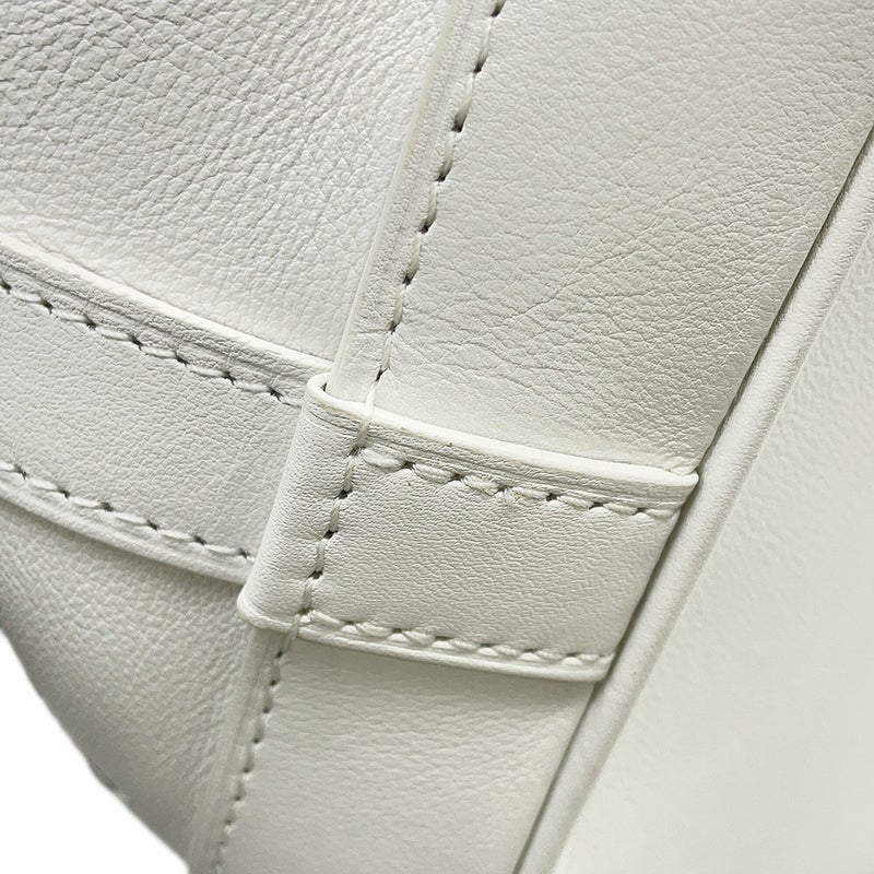 ルイヴィトン ショルダーバッグ カーフレザー/モノグラム LVブロデリー アングレーズ ノエPM M20740 LOUIS VUITTON 白