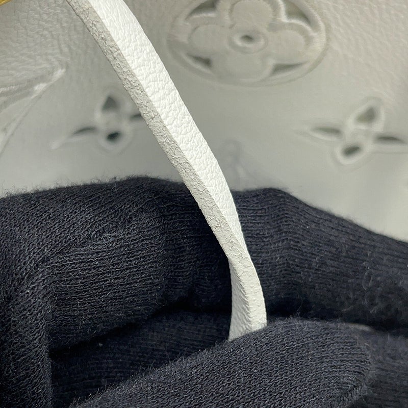 ルイヴィトン ショルダーバッグ カーフレザー/モノグラム LVブロデリー アングレーズ ノエPM M20740 LOUIS VUITTON 白