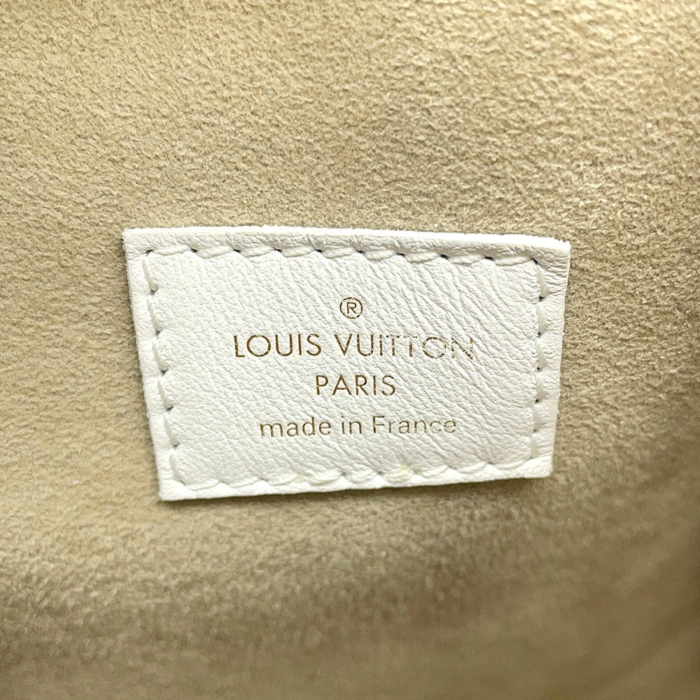 ルイヴィトン ショルダーバッグ カーフレザー/モノグラム LVブロデリー アングレーズ ノエPM M20740 LOUIS VUITTON 白 LOUIS VUITTON - ルイヴィトン ショルダーバッグ カーフレザー