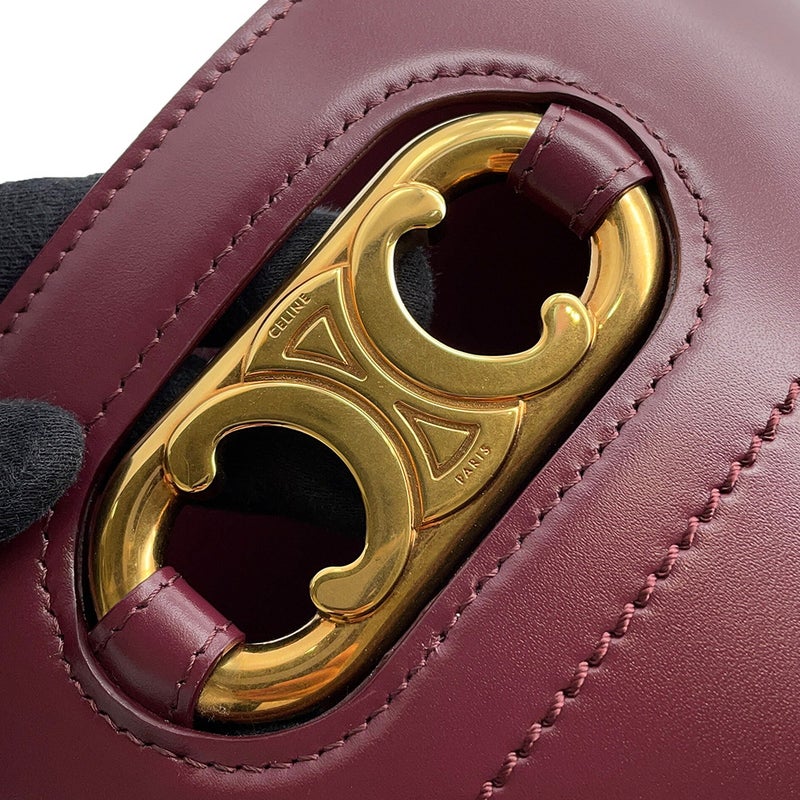 セリーヌ ショルダーバッグ マイヨン トリオンフ バケットバッグ レザー CELINE