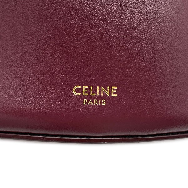 セリーヌ ショルダーバッグ マイヨン トリオンフ バケットバッグ レザー CELINE