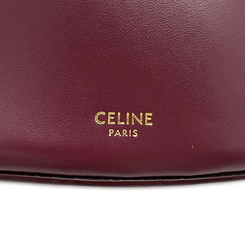 セリーヌ ショルダーバッグ マイヨン トリオンフ バケットバッグ レザー CELINE