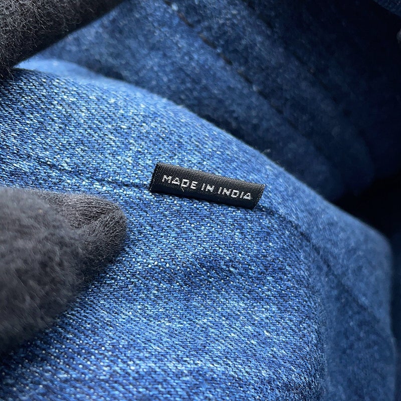 プラダ トートバッグ カナパ CANAPA ミディアム デニム 1BG642 PRADA BAG ハンド ショルダーバッグ