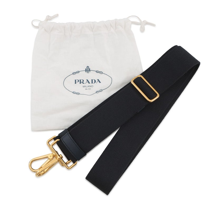 プラダ トートバッグ カナパ CANAPA ミディアム デニム 1BG642 PRADA BAG ハンド ショルダーバッグ