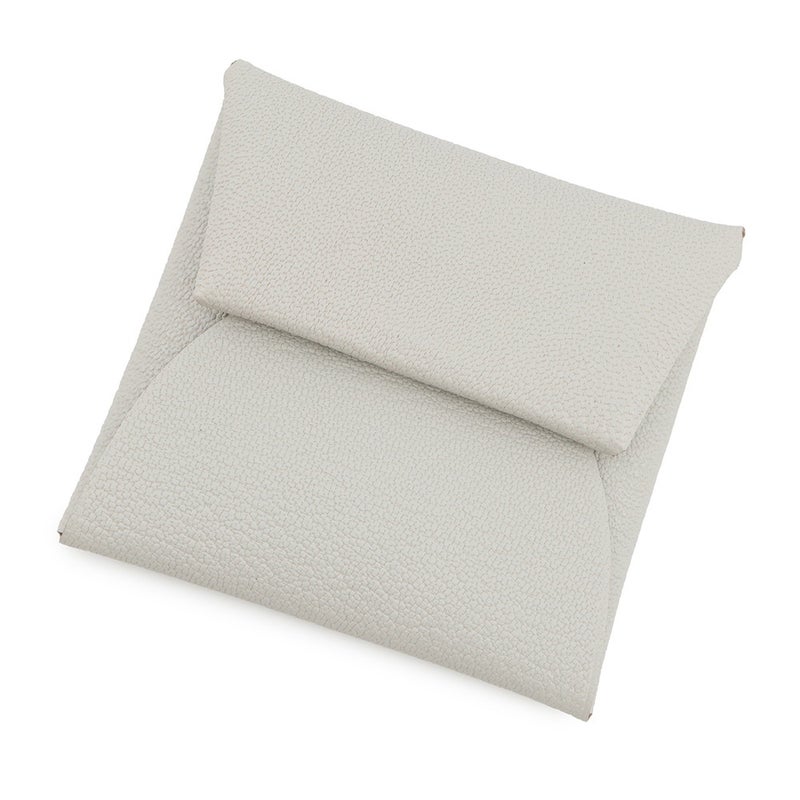 エルメス コインケース バスティア パールグレー/シルバー金具 エバーカラー W刻印 財布