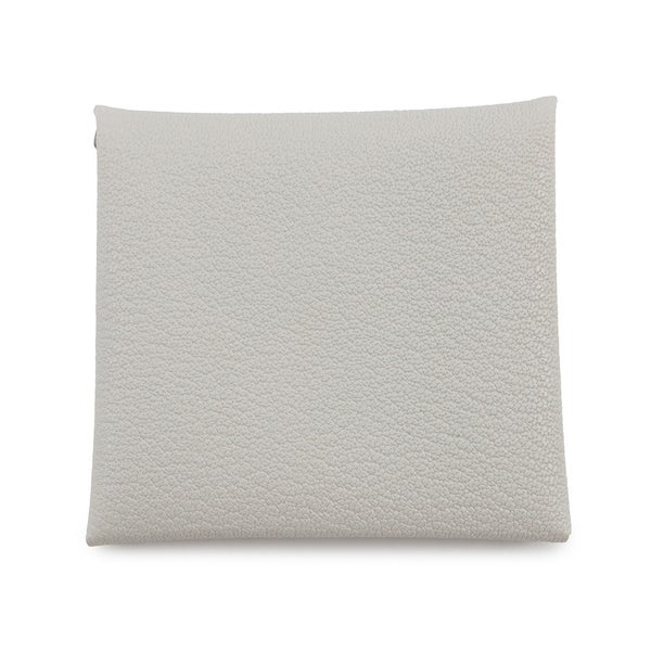 エルメス コインケース バスティア パールグレー/シルバー金具 エバーカラー W刻印 財布