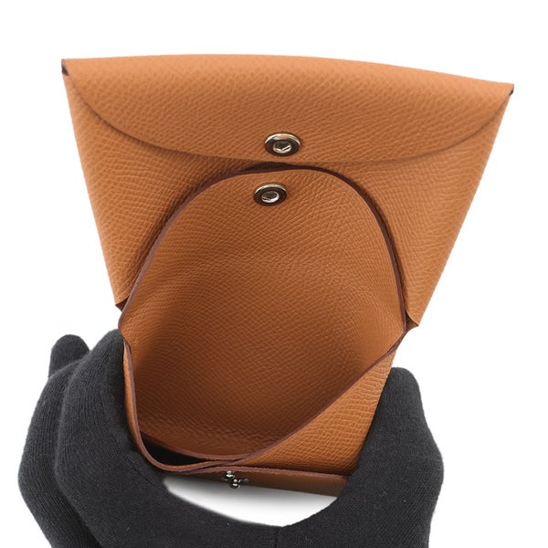 エルメス コインケース カルヴィデュオ ゴールド/シルバー金具 エプソン W刻印 財布
