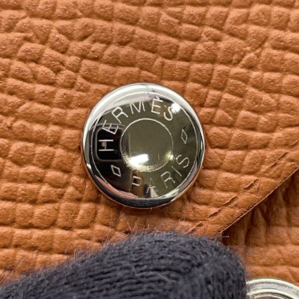 エルメス コインケース カルヴィデュオ ゴールド/シルバー金具 エプソン W刻印 財布