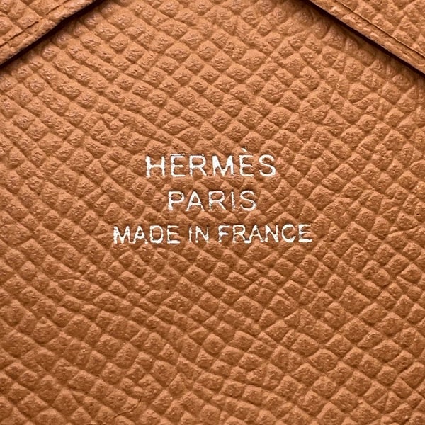 エルメス コインケース カルヴィデュオ ゴールド/シルバー金具 エプソン W刻印 財布