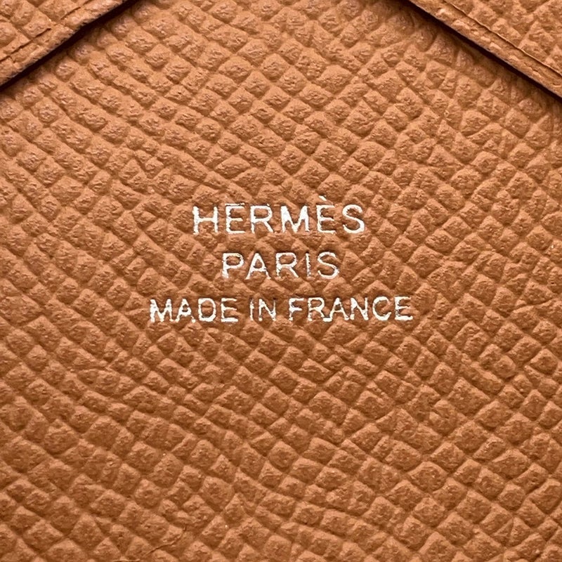 エルメス コインケース カルヴィデュオ ゴールド/シルバー金具 エプソン W刻印 財布