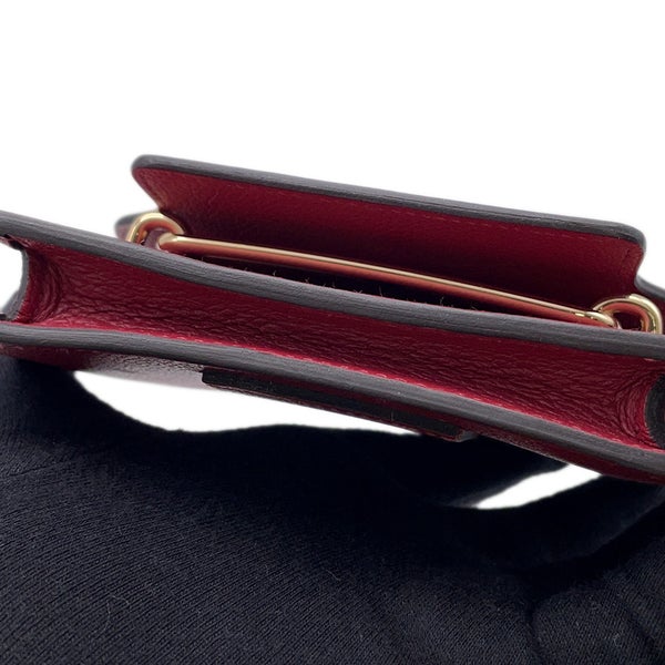 エルメス 財布 ロウリス ルリ スリム ルージュアッシュ/ゴールド金具 エバーカラー B刻印 HERMES 財布