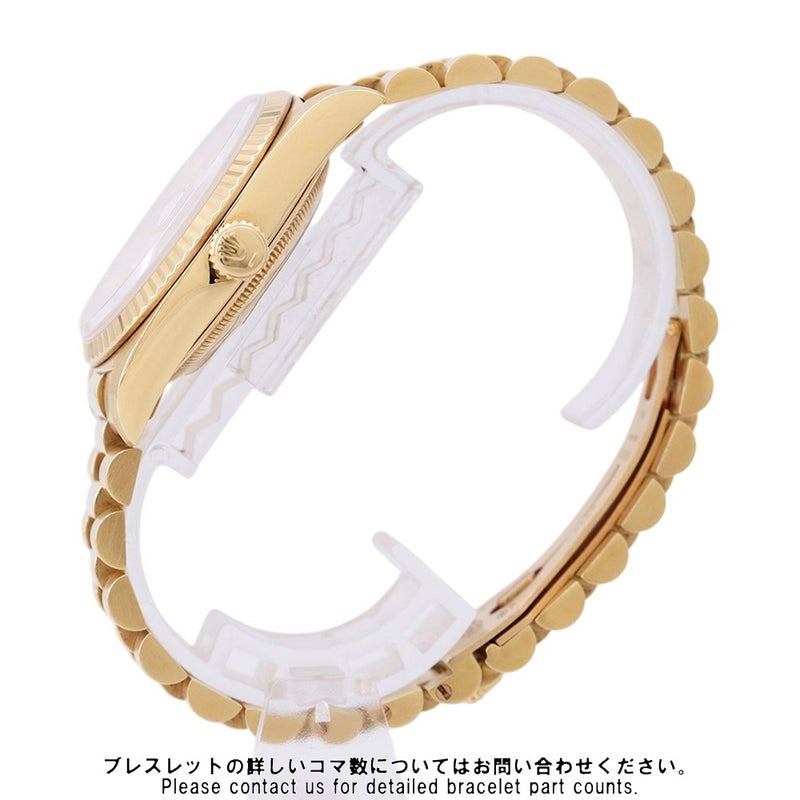 ロレックス デイデイト K18YGイエローゴールド L番 18238G ROLEX 腕時計 ウォッチ 白文字盤 10Pダイヤ