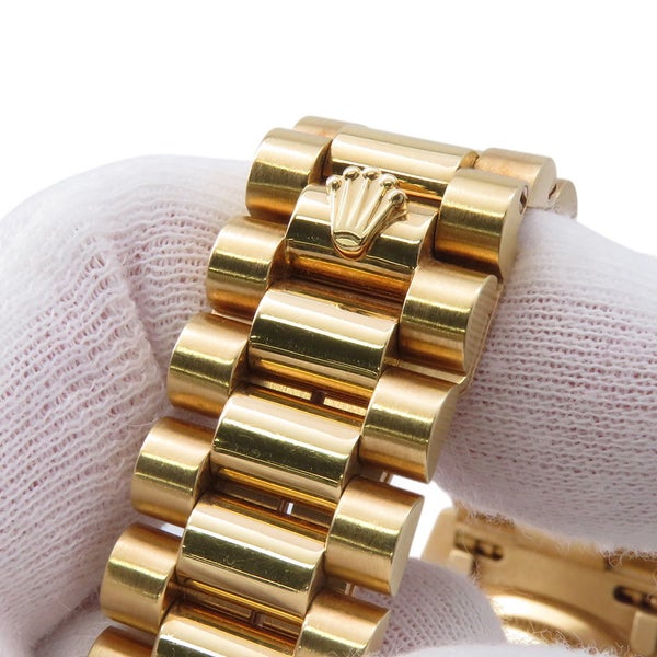 ロレックス デイデイト K18YGイエローゴールド L番 18238G ROLEX 腕時計 ウォッチ 白文字盤 10Pダイヤ