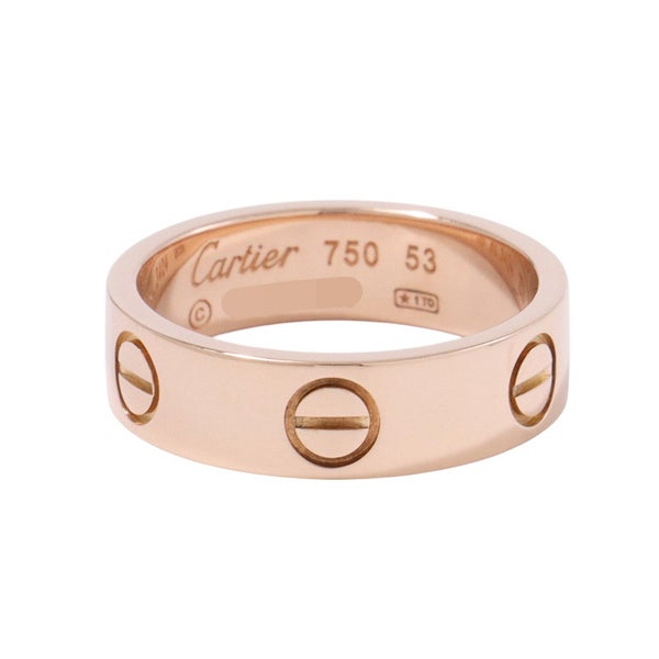 カルティエ リング ラブリング クラシックモデル K18PGピンクゴールド サイズ53 B4084853/B4084800 指輪 Cartier