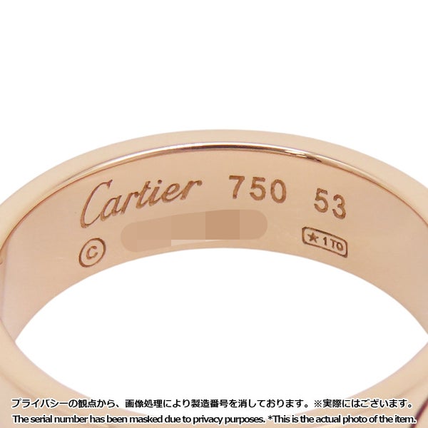 カルティエ リング ラブリング クラシックモデル K18PGピンクゴールド サイズ53 B4084853/B4084800 指輪 Cartier