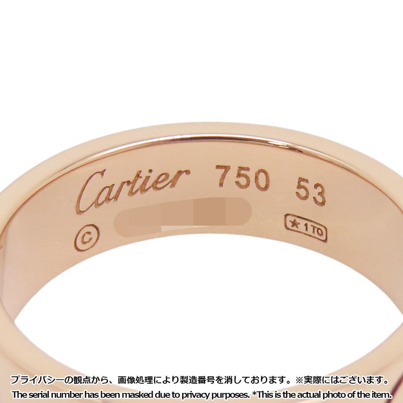 カルティエ リング ラブリング クラシックモデル K18PGピンクゴールド サイズ53 B4084853/B4084800 指輪 Cartier