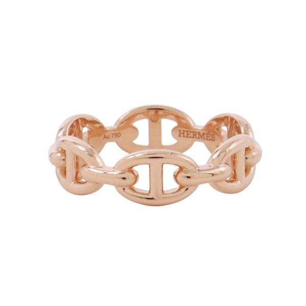 エルメス リング シェーヌダンクル アンシェネPM Enchainee K18PGピンクゴールド リングサイズ54 HERMES ジュエリー
