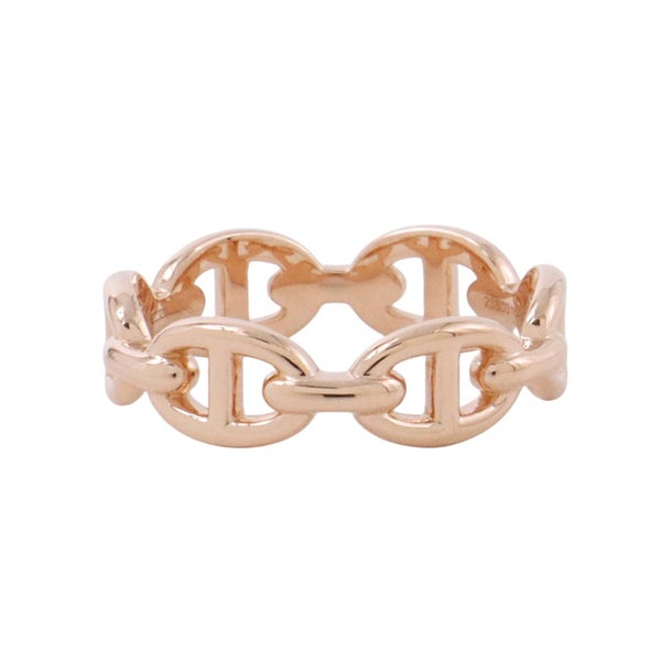 エルメス リング シェーヌダンクル アンシェネPM Enchainee K18PGピンクゴールド リングサイズ54 HERMES ジュエリー