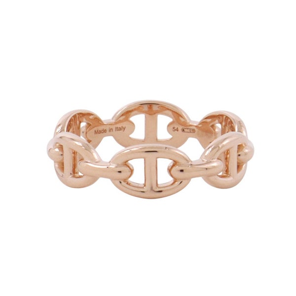 エルメス リング シェーヌダンクル アンシェネPM Enchainee K18PGピンクゴールド リングサイズ54 HERMES ジュエリー