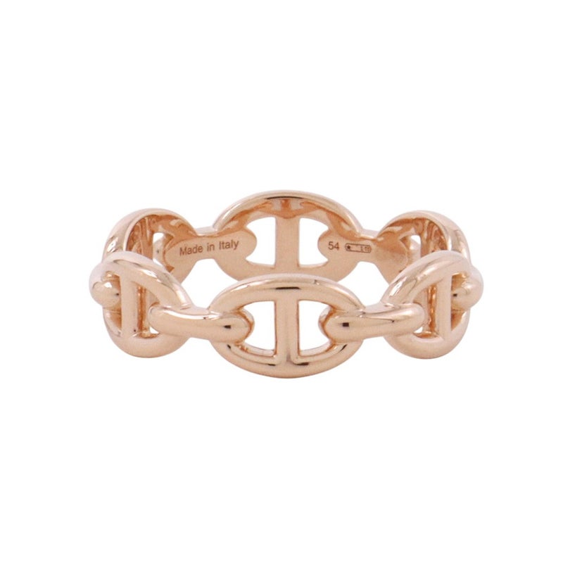 エルメス リング シェーヌダンクル アンシェネPM Enchainee K18PGピンクゴールド リングサイズ54 HERMES ジュエリー