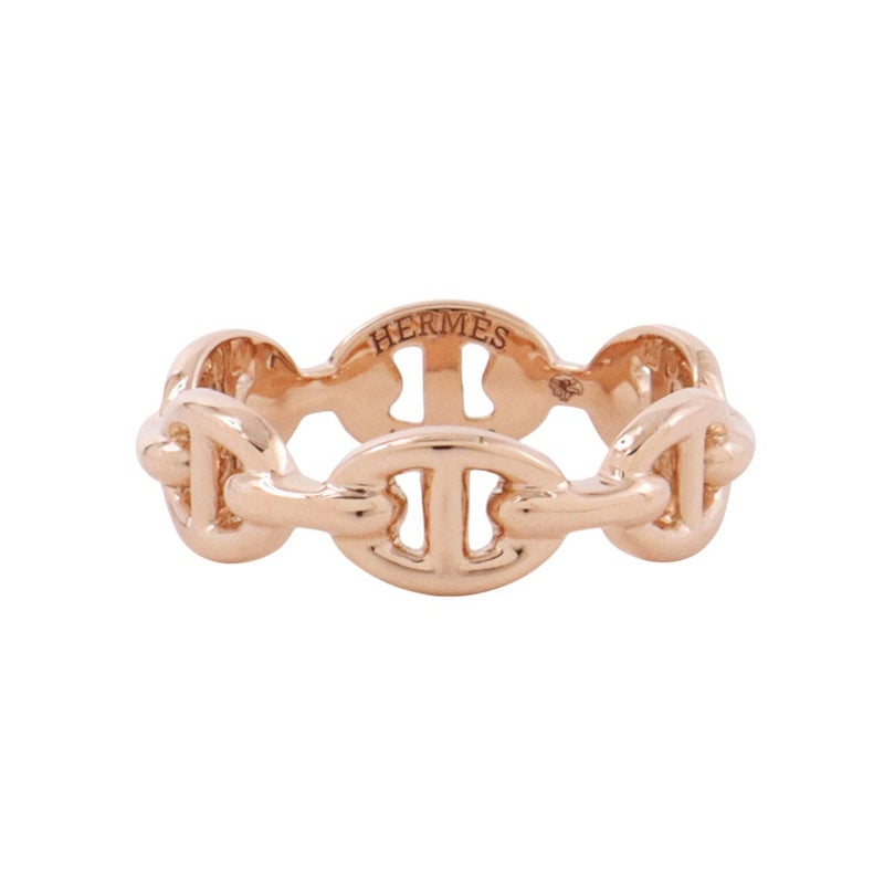 エルメス リング シェーヌダンクル アンシェネPM Enchainee K18PGピンクゴールド リングサイズ52 HERMES ジュエリー